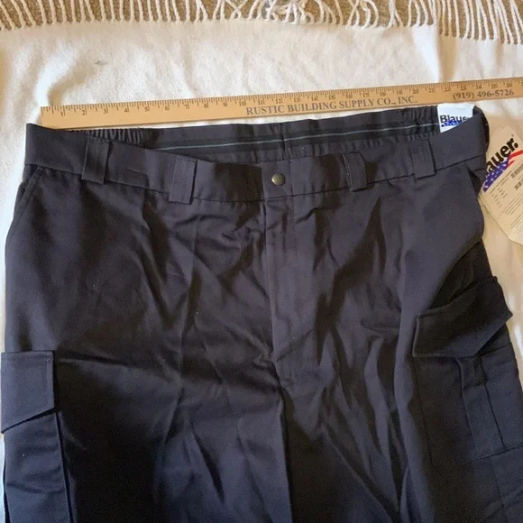 BLAUER WORK TROUSERS CARGO PANTS 48 waist 31 inseam NEW WITH TAGS NAVY BLUE